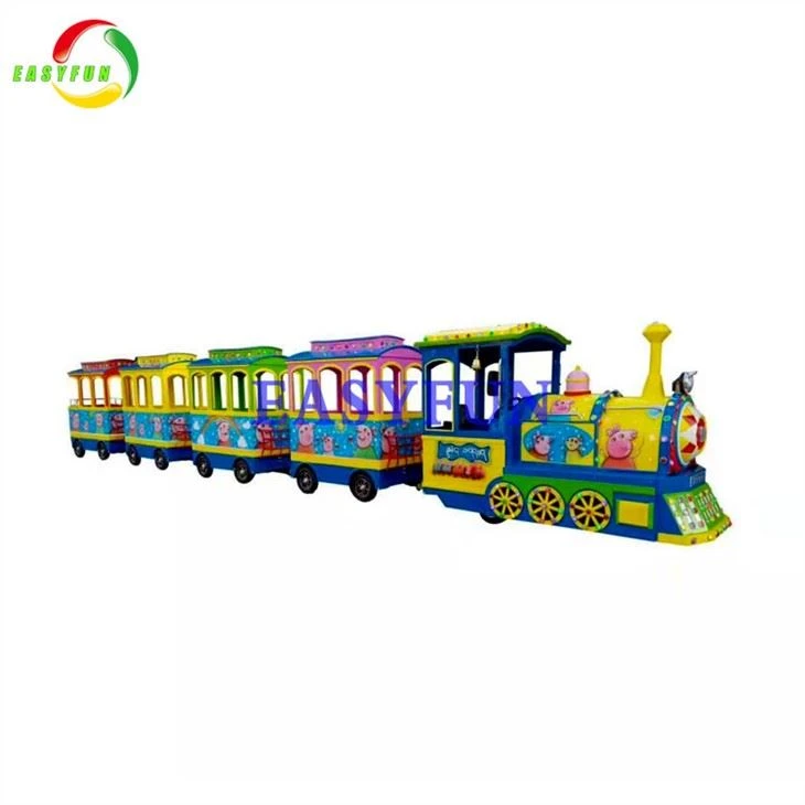 Amusement Park Ride Kids Electric Mini Tourist Kiddie Trackless Train For Sale